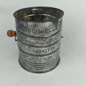 Vintage Bromwell's 3 Cup Flour Sifter